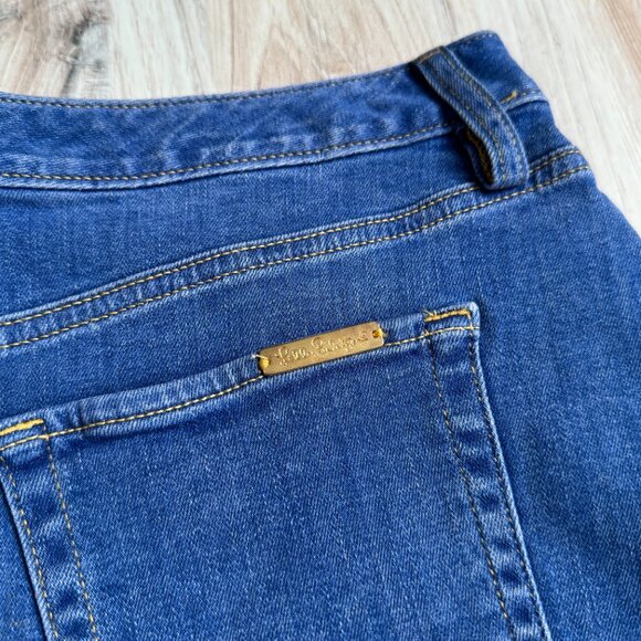 Lilly Pulitzer Kooper Denim Skirt Size 12 - Picture 11 of 11